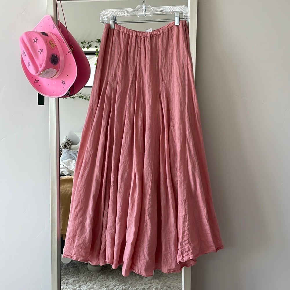 CP SHADES pink maxi skirt